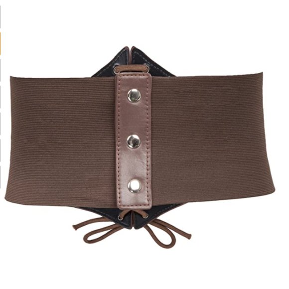 Lace-up Cinch Belt Tied Corset Elastic Waist Belt main image 4